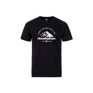 HORSEFEATHERS Triko Mountain - black BLACK velikost XXL
