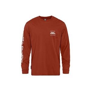HORSEFEATHERS Triko Chess LS - picante RED velikost S