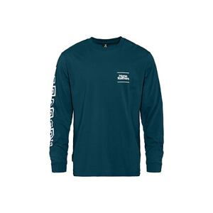 HORSEFEATHERS Triko Chess LS - corsair BLUE velikost S