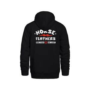 HORSEFEATHERS Mikina Ignite - black BLACK velikost L