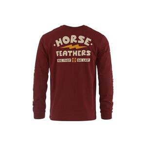 HORSEFEATHERS Triko Ignite LS - red pear RED velikost XL