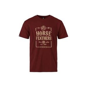 HORSEFEATHERS Triko Jack - red pear RED velikost M