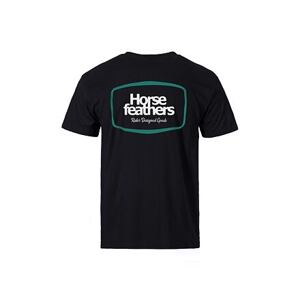 HORSEFEATHERS Triko Bronco - black BLACK velikost S