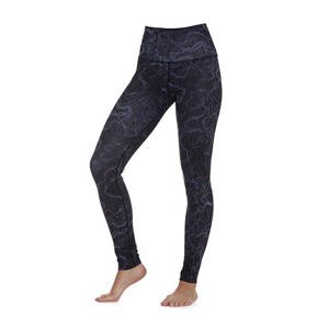 HORSEFEATHERS Dámské legíny Claris - contour lines BLACK velikost L