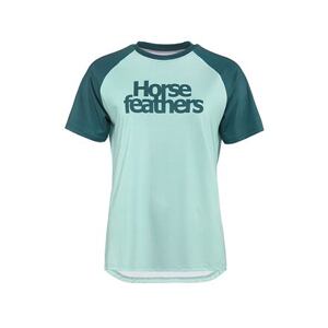 HORSEFEATHERS Dámský bike dres Quantum - yucca GREEN velikost M