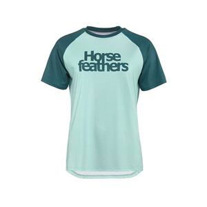 HORSEFEATHERS Dámský bike dres Quantum - yucca GREEN velikost XL