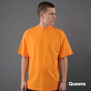 Tričko s krátkým rukávem Urban Classics Tall Tee oranžové