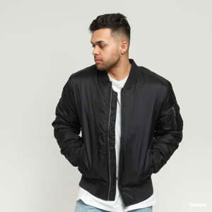 Bomber bunda Urban Classics Basic Bomber Jacket Black