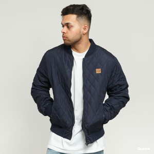 Bomber bunda Urban Classics Diamond Quilt Nylon Jacket Navy