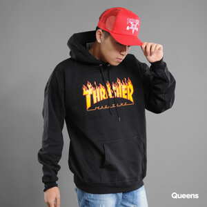 Mikina Thrasher Flame Logo Hoody černá