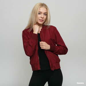 Dámský bomber Urban Classics Ladies Light Bomber Jacket vínová