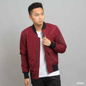 Bomber bunda Urban Classics 2-Tone Bomber Jacket burgundy