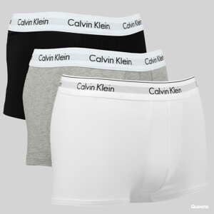 Calvin Klein 3 Pack Low Rise Trunks C/O bílé / šedé / černé