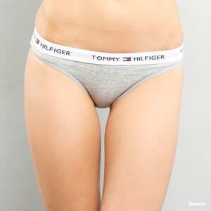 Kalhotky Tommy Hilfiger Cotton Bikini - Slip Iconic C/O melange šedé