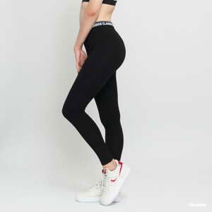 Legíny Urban Classics Ladies Logo Leggings Black