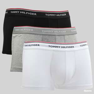 Tommy Hilfiger Low Rise Trunk 3 Pack Premium Essentials C/O černé / bílé / melange šedé