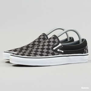 Vans Classic Slip - On black / pewter checkerboard