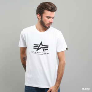 Tričko s krátkým rukávem Alpha Industries Basic Tee bílé