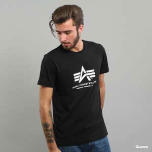 Tričko s krátkým rukávem Alpha Industries Basic Tee Black