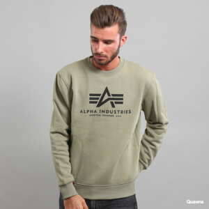 Mikina Alpha Industries Basic Sweater Green