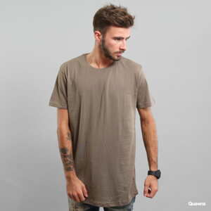 Tričko s krátkým rukávem Urban Classics Shaped Long Tee khaki