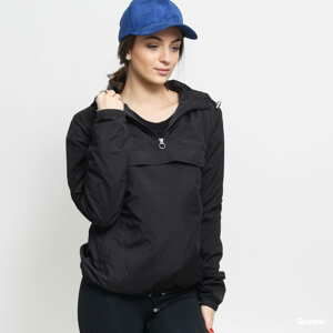 Větrovka Urban Classics Ladies Basic Pull Over Jacket černá