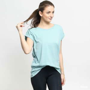 Dámské tričko Urban Classics Ladies Extended Shoulder Tee tyrkysové