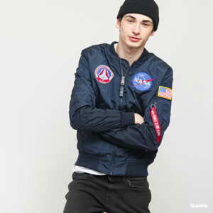 Bomber bunda Alpha Industries MA-1 TT NASA Reversible II navy