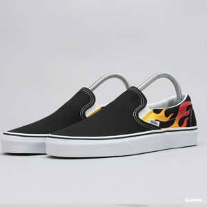 Vans Classic Slip-On(flame) black / black / tr wht