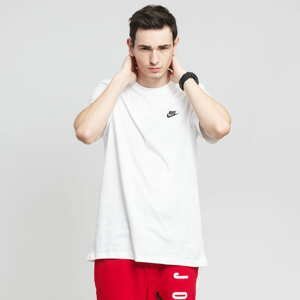 Tričko s krátkým rukávem Nike M NSW Club Tee bílé