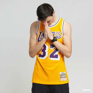 Dres Mitchell & Ness NBA Swingman Jersey LA Lakers Magic Johnson #32 žlutý