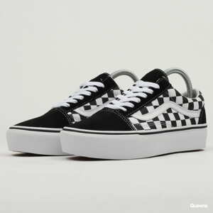 Vans Old Skool Platform (checkerboard) blk / tr wht