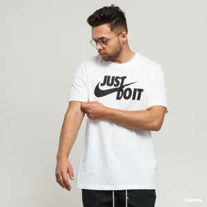 Tričko s krátkým rukávem Nike M NSW Tee Just Do It Swoosh bílé