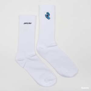 Ponožky Santa Cruz Screaming Mini Hand Sock bílé