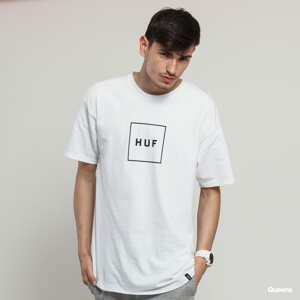 Tričko s krátkým rukávem HUF Essentials Box Logo Tee bílé