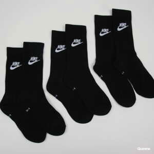 Ponožky Nike Nike Sportswear Everyday Essential Crew Socks 3-Pack Black/ White