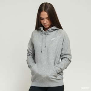 Dámská mikina Nike W NSW Essential Hoodie PO Fleece melange šedá