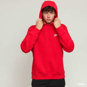 Mikina Nike M NSW Club Hoodie PO BB Red