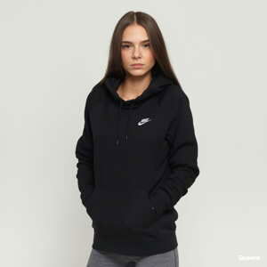 Dámská mikina Nike Nike Women's Fleece Pullover Hoodie Nike Women's Fleece Pullover Hoodie Black/ White