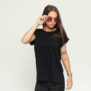Dámské tričko Urban Classics Ladies Organic Extended Shoulder Tee Black