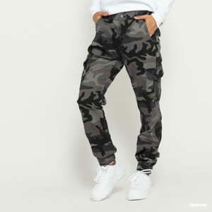 Dámské > Dámské kalhoty > Cargo Pants Urban Classics Ladies High Waist Camo Cargo Pants Grey Camo