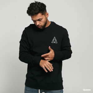 Mikina HUF Essentials Triple Triangle Crew černá