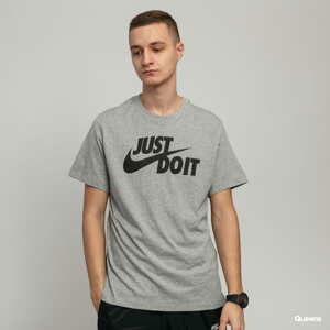 Tričko s krátkým rukávem Nike M NSW Tee Just Do It Swoosh melange šedé