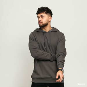 Mikina Urban Classics Basic Terry Hoodie tmavě šedá