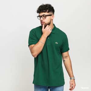 Tričko s krátkým rukávem LACOSTE Men's Polo T-Shirt tmavě zelené