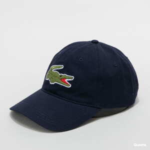 Kšiltovka LACOSTE Large Logo Cap navy