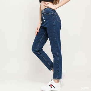 Dámské jeans CALVIN KLEIN JEANS W Mom Jeans da130 dark blue stone shank icn