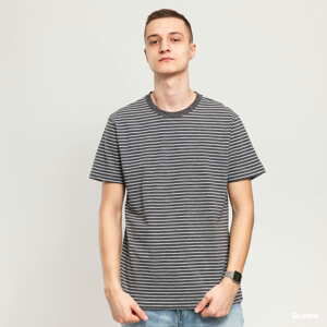 Tričko s krátkým rukávem Urban Classics Basic Stripe Tee tmavě šedé / bílé