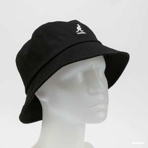 Klobouk KANGOL Washed Bucket černý