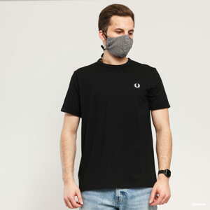 Tričko s krátkým rukávem FRED PERRY Ringer Tee Black